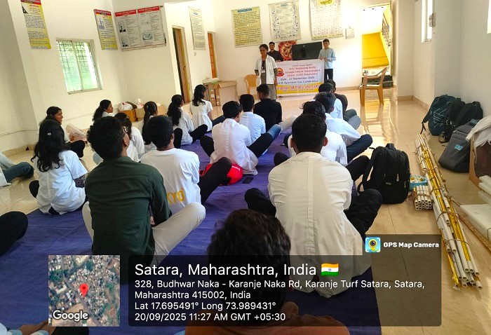 Our College Team Organised Yoga,Meditation,Ayurveda Diet Demonstration, Story telling & Interactive Workshop For Our Students 20/09/2025